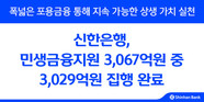 신한은행, 민생금융 3029억원 집행