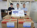 성북구 길음아산척신경외과의원, 선풍기·비타민 사랑 전달