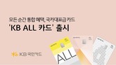 KB국민카드, 전월 실적·한도 없는 할인 ‘KB ALL 카드’ 출시