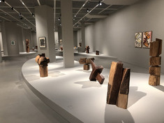 [문화현장] 91세 현역 작가 김윤신…호암에 펼쳐진 그녀의 나무 숲