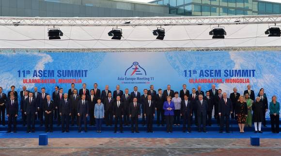 2016년 몽골에서 개최된 ASEM 정상회담. (사진 = ASEM 홈페이지)