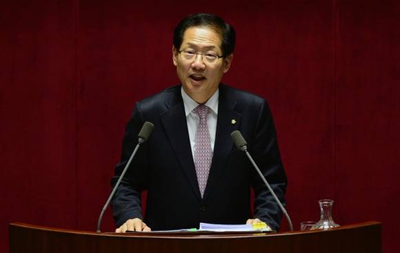 더불어민주당 오제세 국회의원이 국회 본회의장에서 발언하는 모습. (사진=오제세 국회의원 블러그)