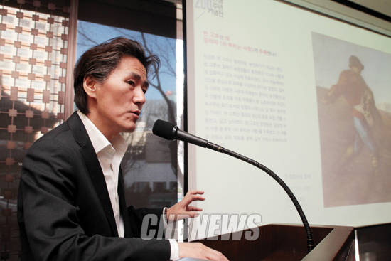 밀레전 기획 의도를 설명하는 서순주 커미셔너. 사진 = 왕진오 기자