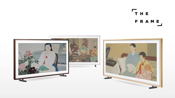 12월 21일부터 국립현대미술관 덕수궁관에서 열리는 '신여성 도착하다'의 전시 작품 중 10점이 더 프레임을 통해 무료로 서비스된다. 왼쪽부터 이유태 작가의 '화운', 김중현 작가의 '춘양', 김기창 작가의 '정청'. (사진 = 삼성전자)